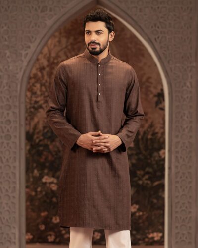 Green Gering Knitted Thobe Mens