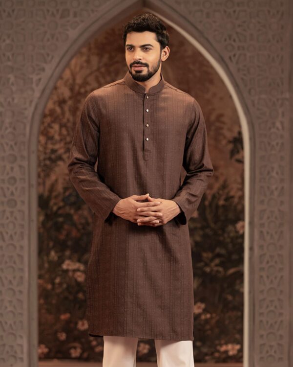 Green Gering Knitted Thobe Mens