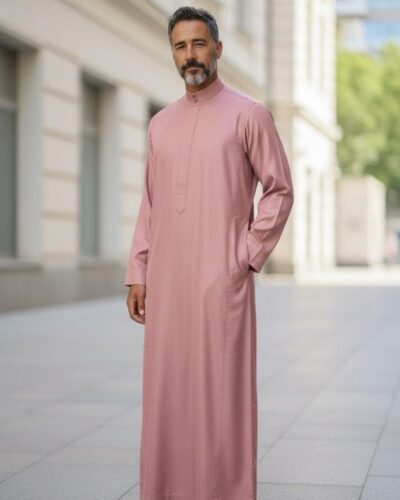 Cream Qalil Moroccan Thobe Mens