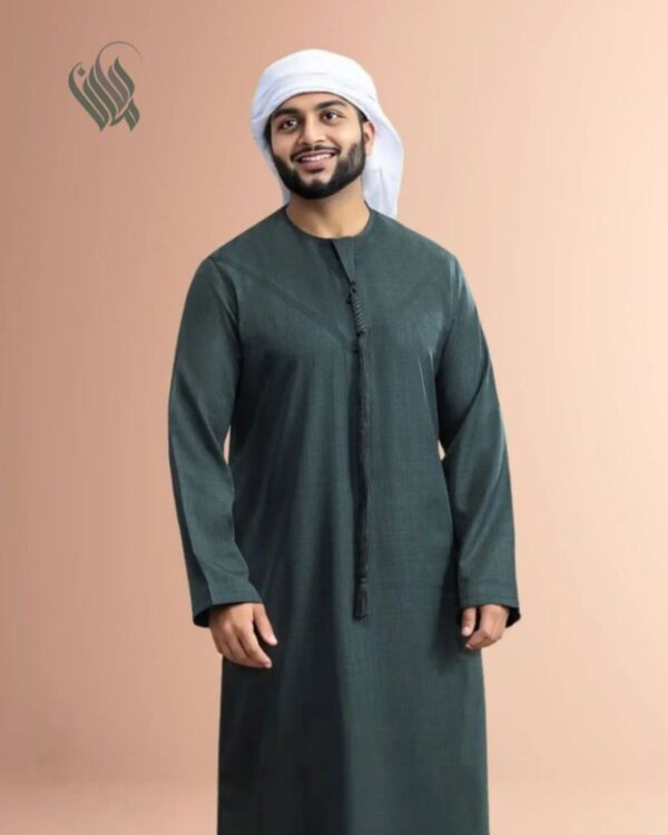 Al-Aseel Classic Saudi Style White Thobe