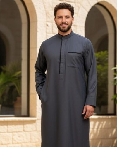 Urban Slate Modern Hooded/Moroccan Thobe